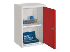 Armoire murale HxlxP 600x400x300mm 1tablette réglable RAL7035 façade