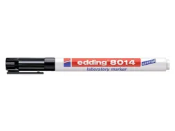 Viltstift edding 8014 laboratory ronde punt 1mm F zwart