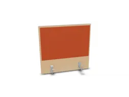 opzetpaneel,v. bureau,aanbouw achter,B 600mm,NE-esdoorn,BN3012-oranje