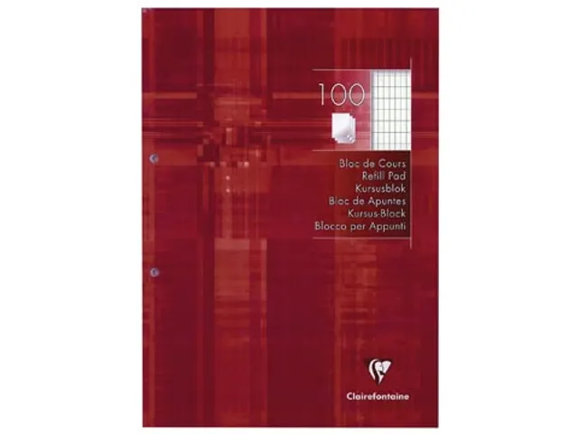 Clairefontaine Cursusblok A4 Commercieel Geruit 90 Gram