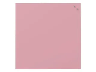 Glasmagneetbord Naga 45x45cm licht roze - 1