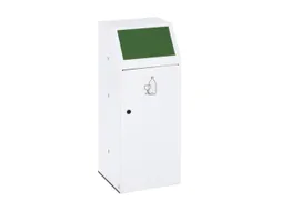 Afvalverzamelaar 69 Liter Binnenbak Sticker Glas Deur Voorzijde Groen