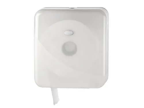 Euro Pearl Wit 431004 Toiletpapierdispenser maxi jumbo Pearl wit