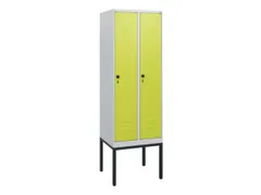 locker,HxBxD 1950x600x500mm,2vak,vak B 300mm,draaigrendel