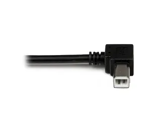 2m USB 2.0 A naar linkshoekige B-kabel M/M - 5