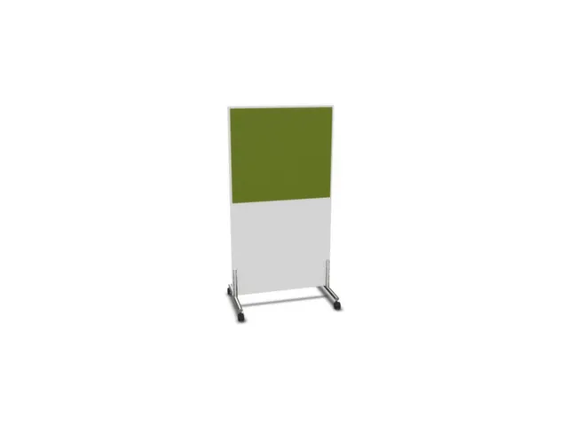 cloison de séparation,Hxl 1545x800mm,Bl-blanc,BN7048-vert
