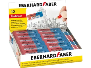 Gum Eberhard Faber EF-585443 potlood/inkt rood/blauw - 2