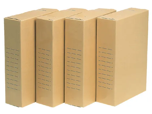 Archiefdoos Quantore folio 230x80x350mm bruin zuurvrij