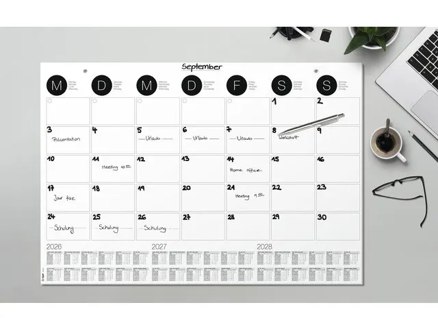 Designonderlegger Sigel muur- kalender/onderlegger 26/27/28 59,5x41cm
