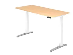 Elektrisch in hgte vst. zit-sta-bureau,HxBxD 650-1290x1800x800mm