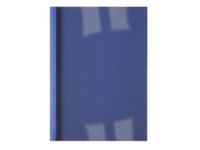 Chemise thermique GBC A4 1,5mm lin bleu foncé 100 pièces
