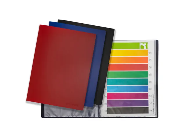 protège-documents, A4, 20 pochettes, noir