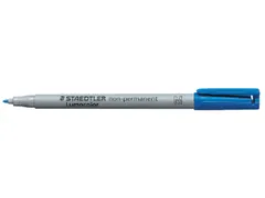 Viltstift Staedtler OHP Lumocolor 315 non permanent M 1.0mm Blauw