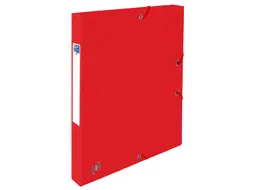 Elastobox Oxford Top File+ A4 25mm rood