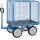 Handtrekwagen Trekoog 6444vz 1000kg 1200x800mm Massief Rubber
