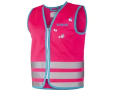 Crazy Monster Jacket Reflecterend Fluohesje Kind Roze Large