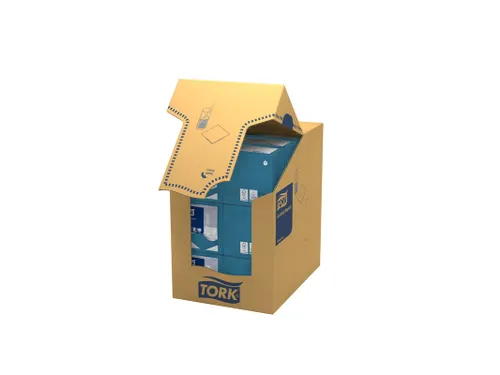 Tork 477839 Cocktailservet Advanced Blauwgroen 24x24cm
