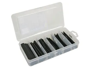 Set Thermische Krimpkousen - Zwart Met Lijm - 10cm - 85 Stuks - IN Op - 1