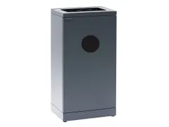 Bica 897 Afvalbak open 40+20 Liter Antraciet
