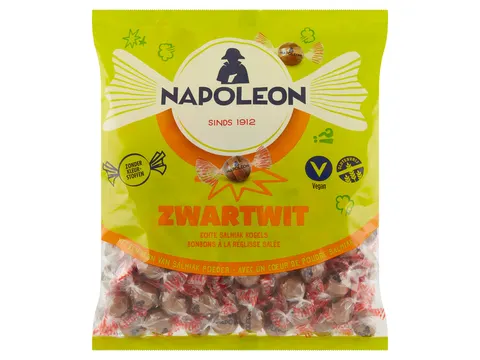 Snoep Napoleon zwart wit zak 1kg