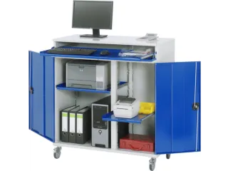 Computerkast 1185x 1100x 520mm Verrijdbaar - 2