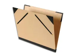 Tekenmap Kraft natur el elastiek 32x45cm