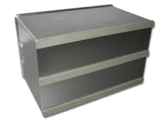 Aluminium Transportbak Hxlxb 288x564x360mm 50 Liter Met Glijlatten