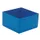 Inzetbak HxLxB 63x108x108mm Polystyreen Blauw 50 stuks