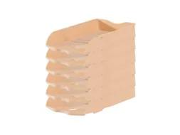 Brievenbak HAN Re-LOOP A4/C4 stapel- en nestbaar pastel oranje 100% ge