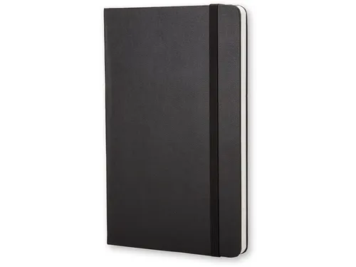 Notitieboek Moleskine pocket 90x140mm ruit 5x5mm hard cover zwart