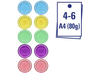 Magneet Westcott assorti pastel pak á 10stuks - 4