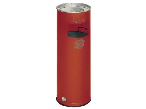 Combi-asbak Hxø 660X230Mm Rond Rood