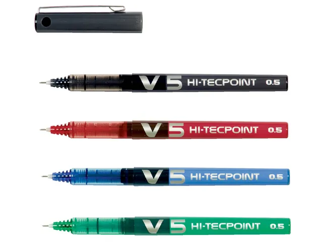 Rollerpen Pilot Hi-Tecpoint V5 0.5mm Fijne punt Groen