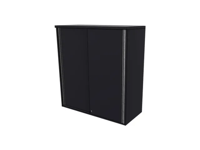 opzetkast,v. schuifdeurkast,HxBxD 1070x1200x445mm,schuifdeur,CC-zwart