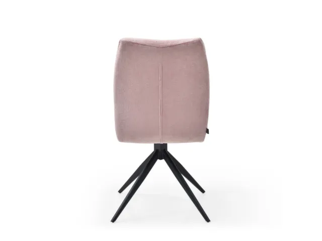 Bezoekersstoel,Stervoetonderstel Ronde Buis Zwart