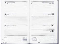 Agenda 2027 Brepols Saturnus Lima 7dagen/2pagina's blauw