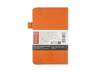 Notitieboek Sakura hard cover pocket lijn amber 90x140mm - 7