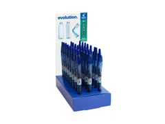 Gelschrijver PILOT Begreen B2P medium blauw display à 24 stuks