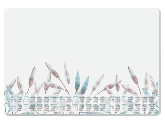 Designonderlegger Sigel Frosted Leaves 25/26/27 met afgeronde hoeken A