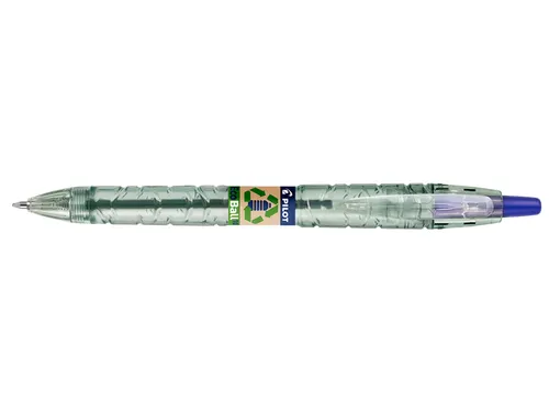 Balpen Pilot B2P Ecoball Begreen 1.0mm Medium punt Blauw