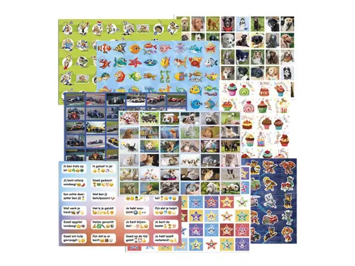 Belongingsstickermix De Stulp assorti