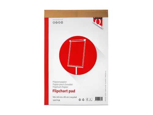Flipoverpapier Quantore 65x95cm recycled 74 Gram
