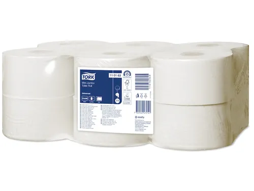 Toiletpapier Tork 1-laags Wit Advanced 110163 T2 Jumbo