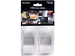 Securit Krijtbordjes Basis 4x6cm tags, Pak Met 10 Stuks