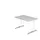 In hoogte verstelbaar bureau,HxBxD 680-850x1200x800mm,blad grijs
