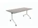 Table pliante Schaffenburg 160x80cm Cerisier Havane 25mm Cadre Alu
