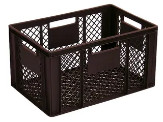 Euronorm Stapelkrat Pe 320x600x400mm 63liter Open Bruin - 1