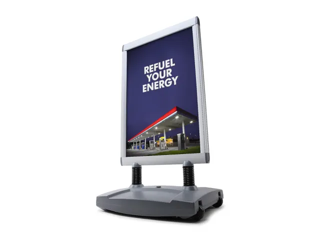 Stoepbord A0 Windtalker Excel Plastic Voet