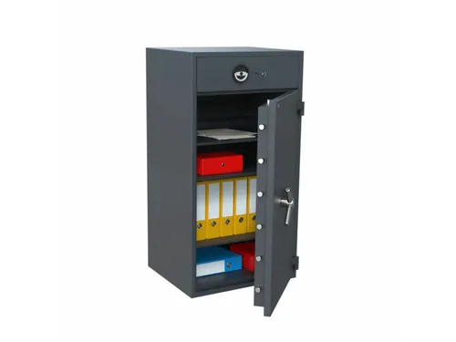 Salvus Tivoli 4 Afstortkluis elektronisch slot 124x65x55cm Grafietgrys