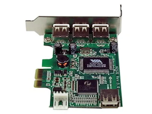 4-poort PCI Express Low Profile High Speed USB-kaart